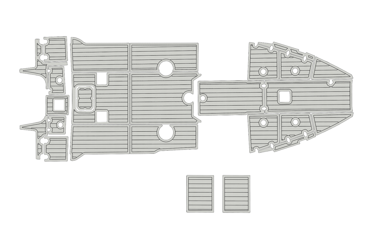 2017-2020 Larson FX Cockpit Swim platform 1/4"6mm EVA foam floor