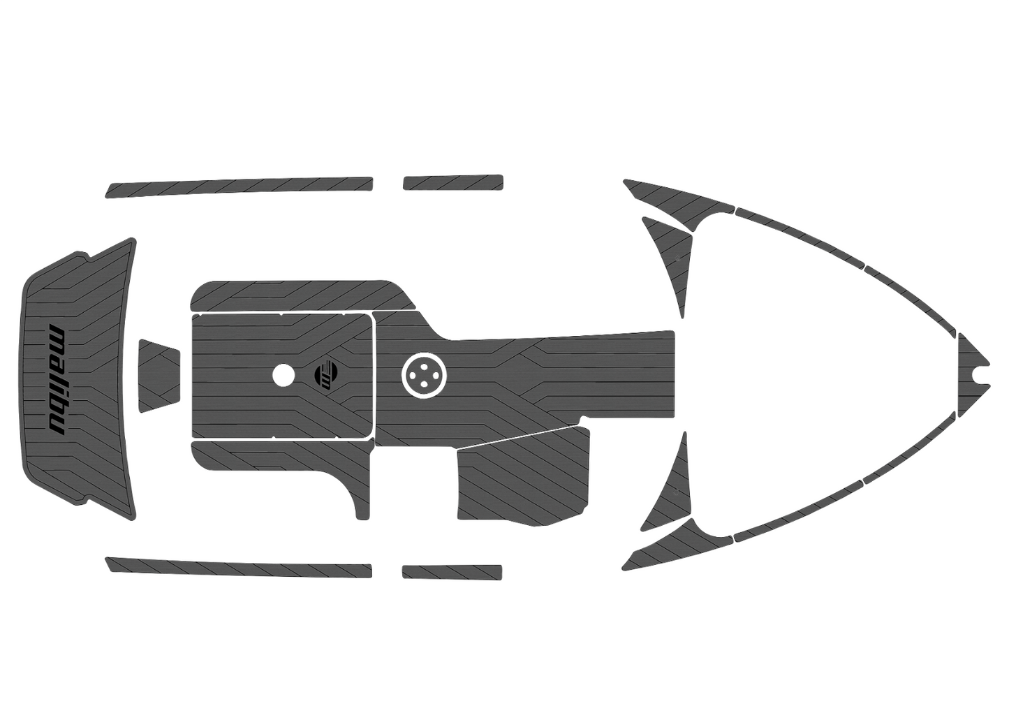 2010-2014 malibu 21 VLX Cockpit swim platform 1/4" 6mm EVA foam floor