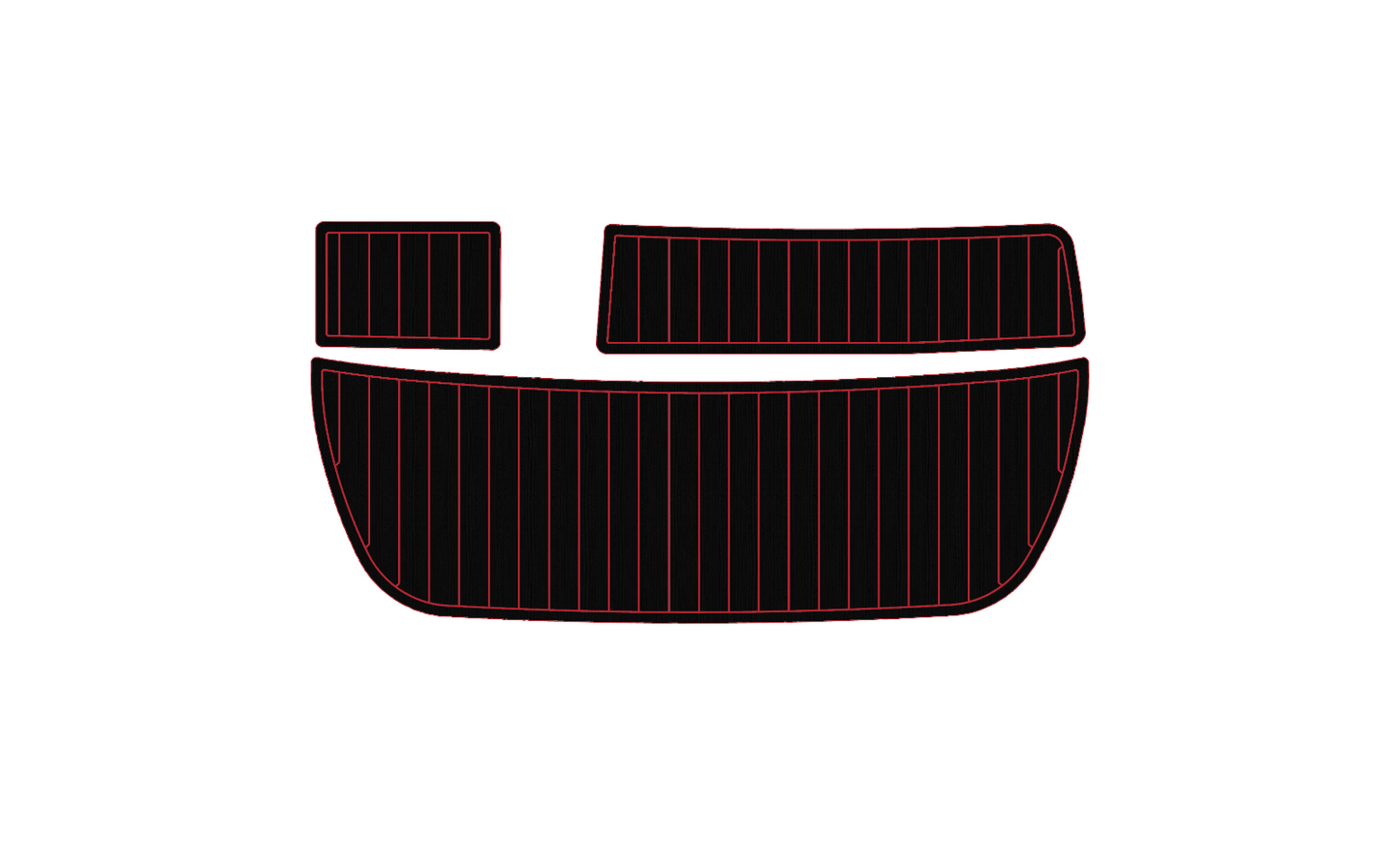 1994-2006 CROWNLINE 266 br Cockpit Swim platform 1/4"6mm EVA foam faux floor