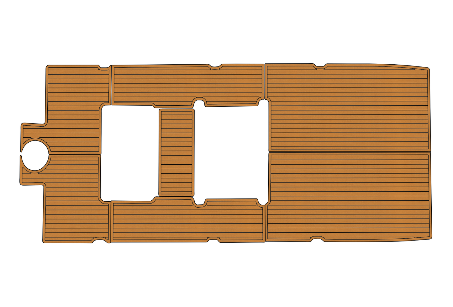2016-2018 Carolina Skimmer 21 Cockpit 1/4"6mm EVA foam floor