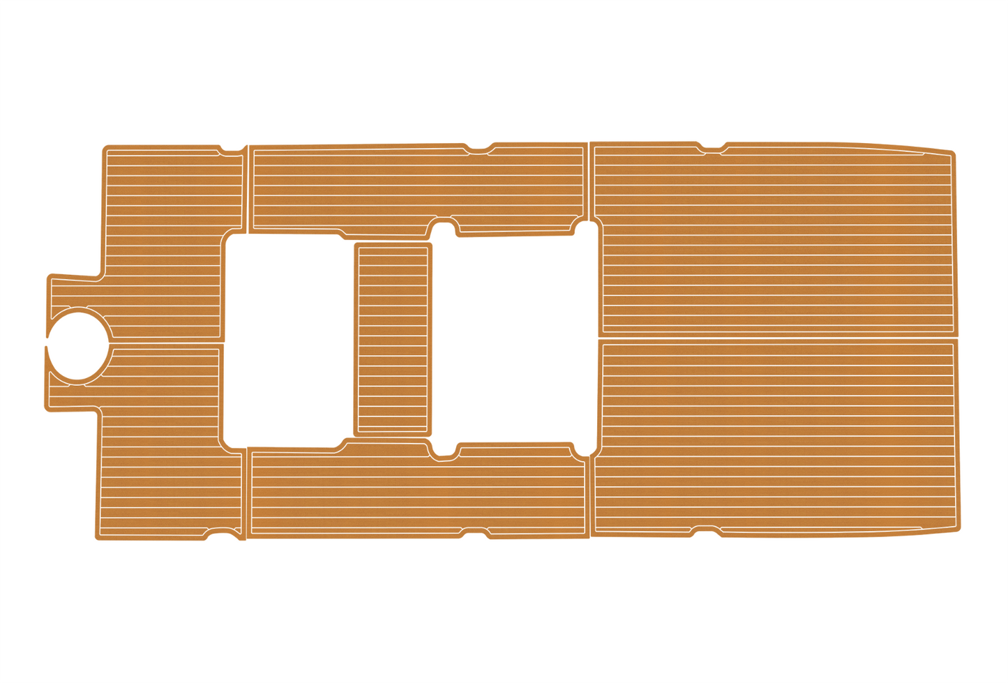 2016-2018 Carolina Skimmer 21 Cockpit 1/4"6mm EVA foam floor