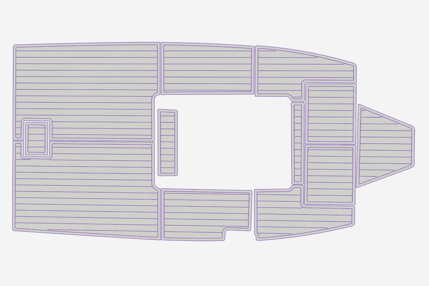 2002-2004 Regulator 21 FS CC Cockpit 1/4"6mm EVA Foam floor