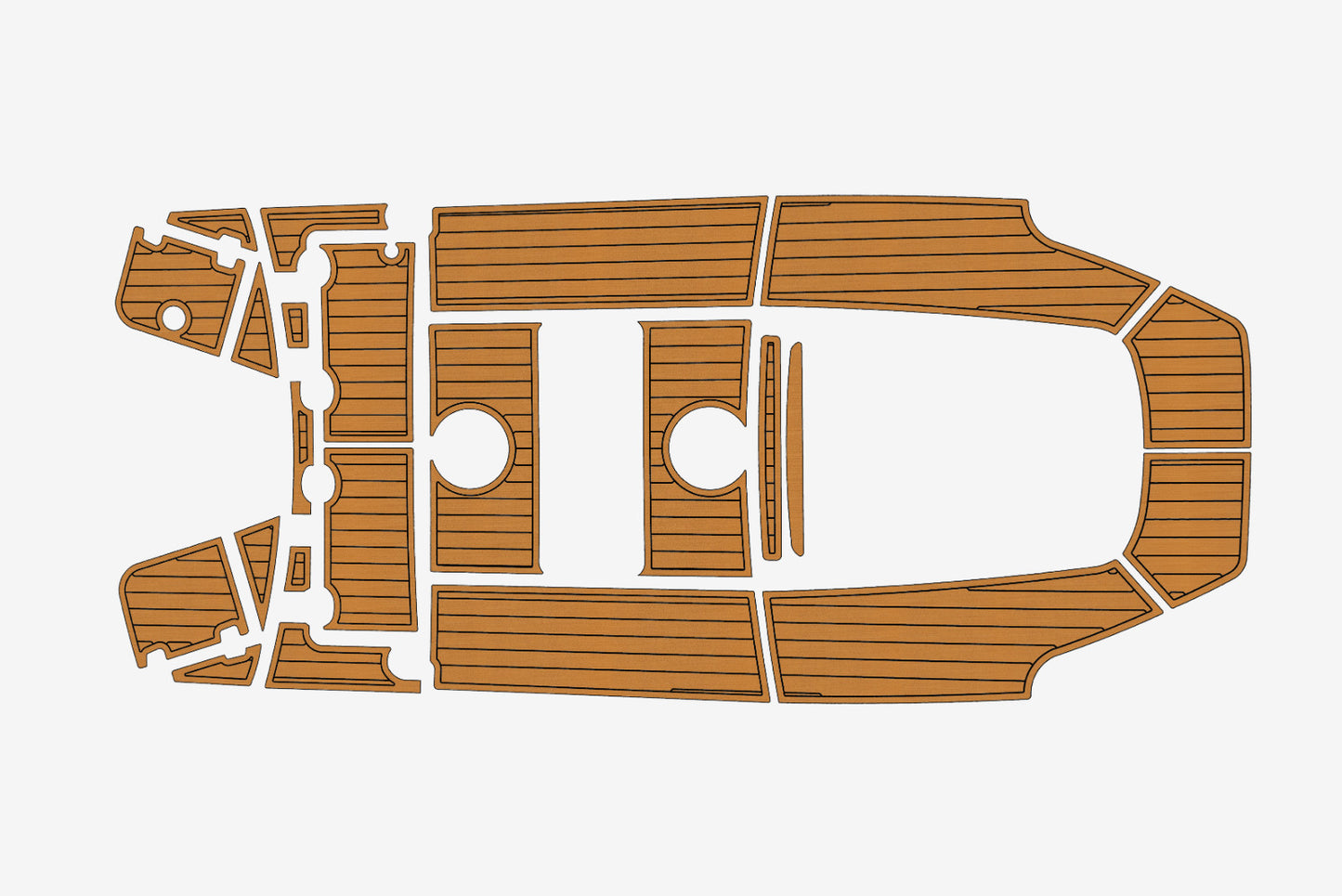 2014-2020 Boston Whaler 210 Dauntless Anti-slip Custom EVA marine deck flooring