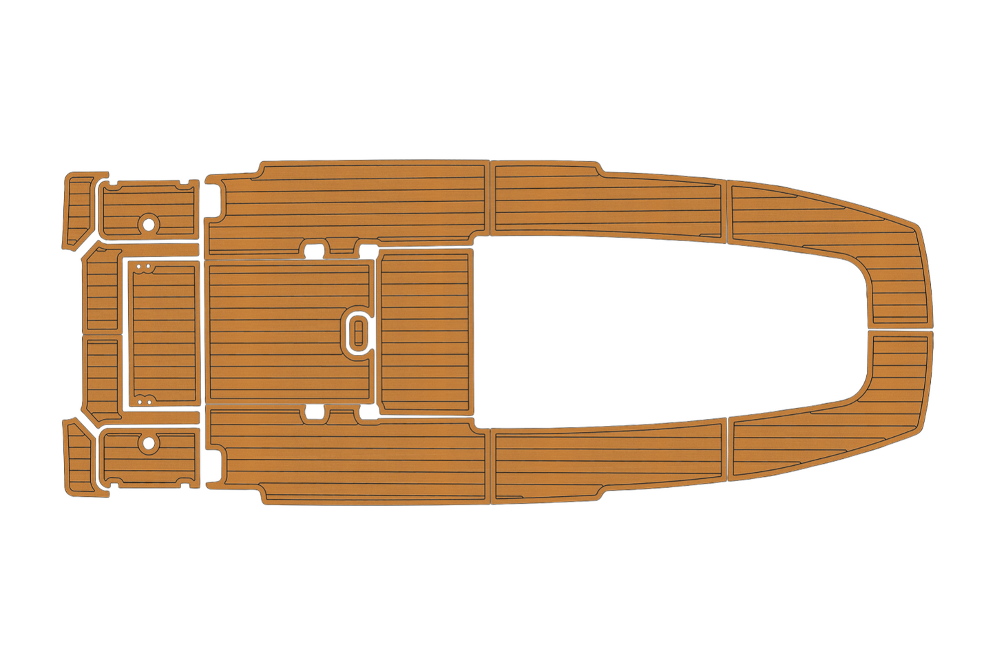 2022-2024 Sportsman 247OE Cockpit Swim platform 1/4"6mm EVA Faux foam Mat floor