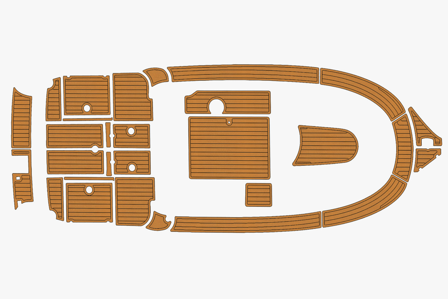 2000 Astinor 700 Marine teak deck seadek EVA Foam Boat flooring