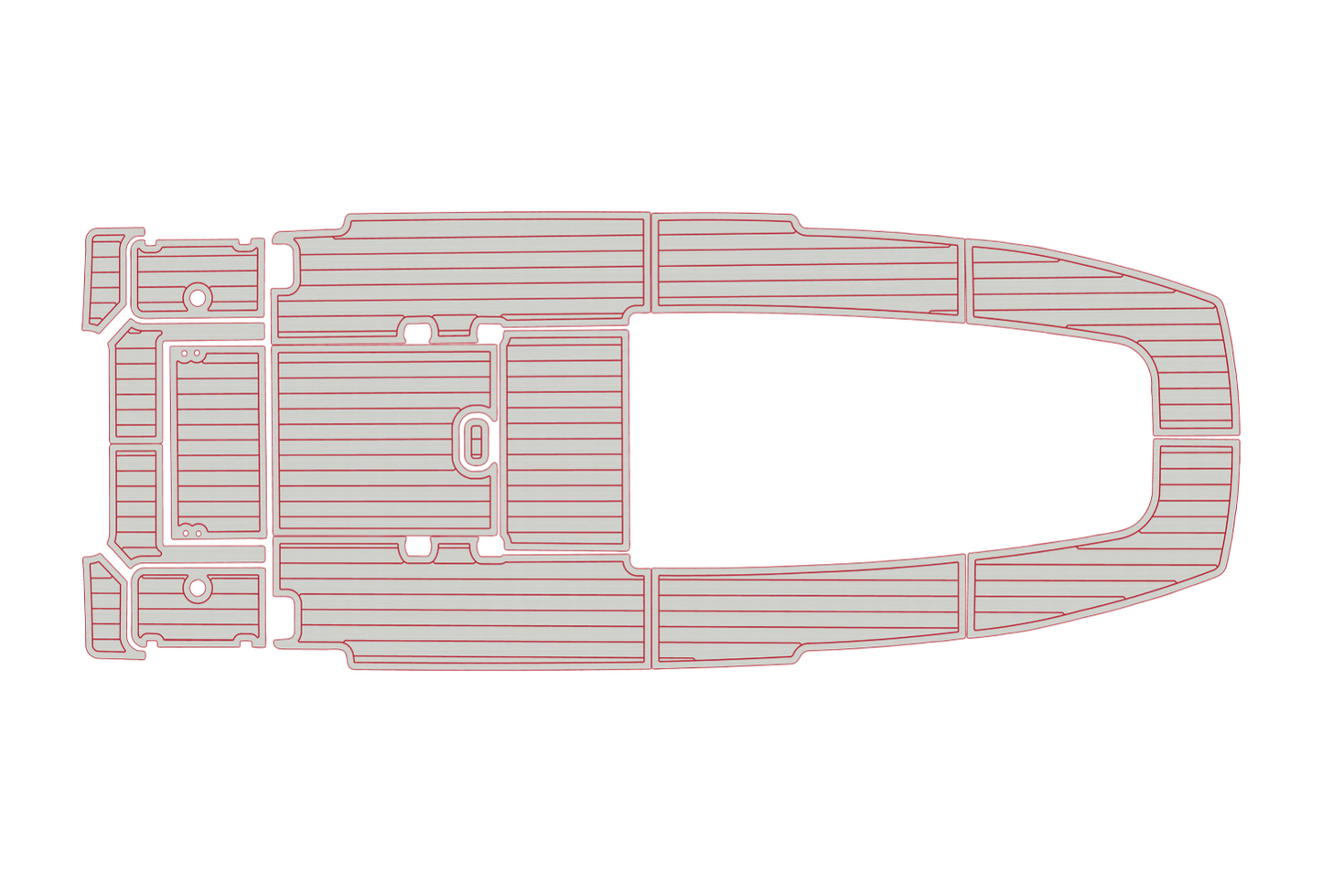 2022-2024 Sportsman 247OE Cockpit Swim platform 1/4"6mm EVA Faux foam Mat floor