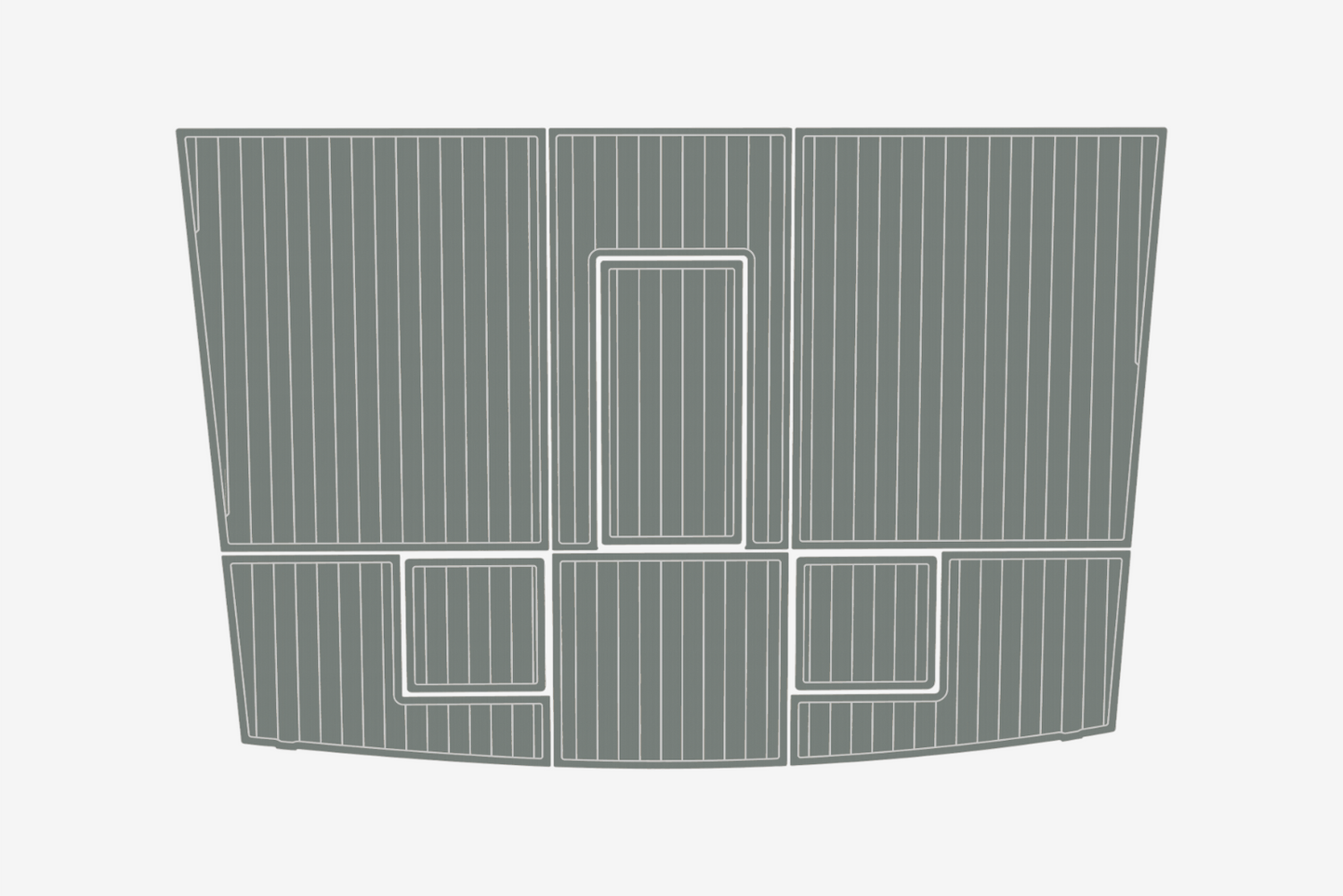 Egg Harbor 33 Swim platform 1/4"6mm EVA Foam carpet marine floor
