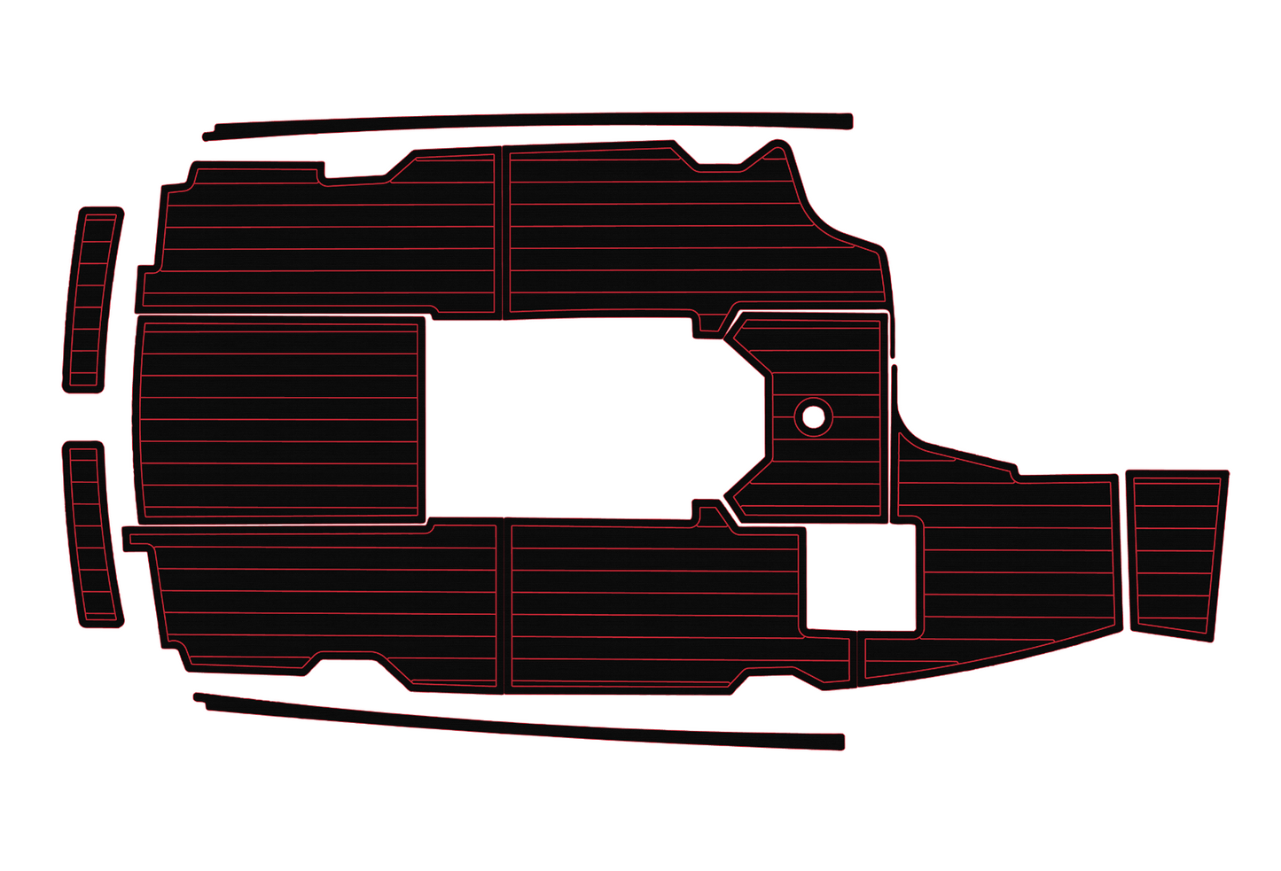 1994 Mastercraft Prostar Marine teak deck EVA Foam Boat flooring