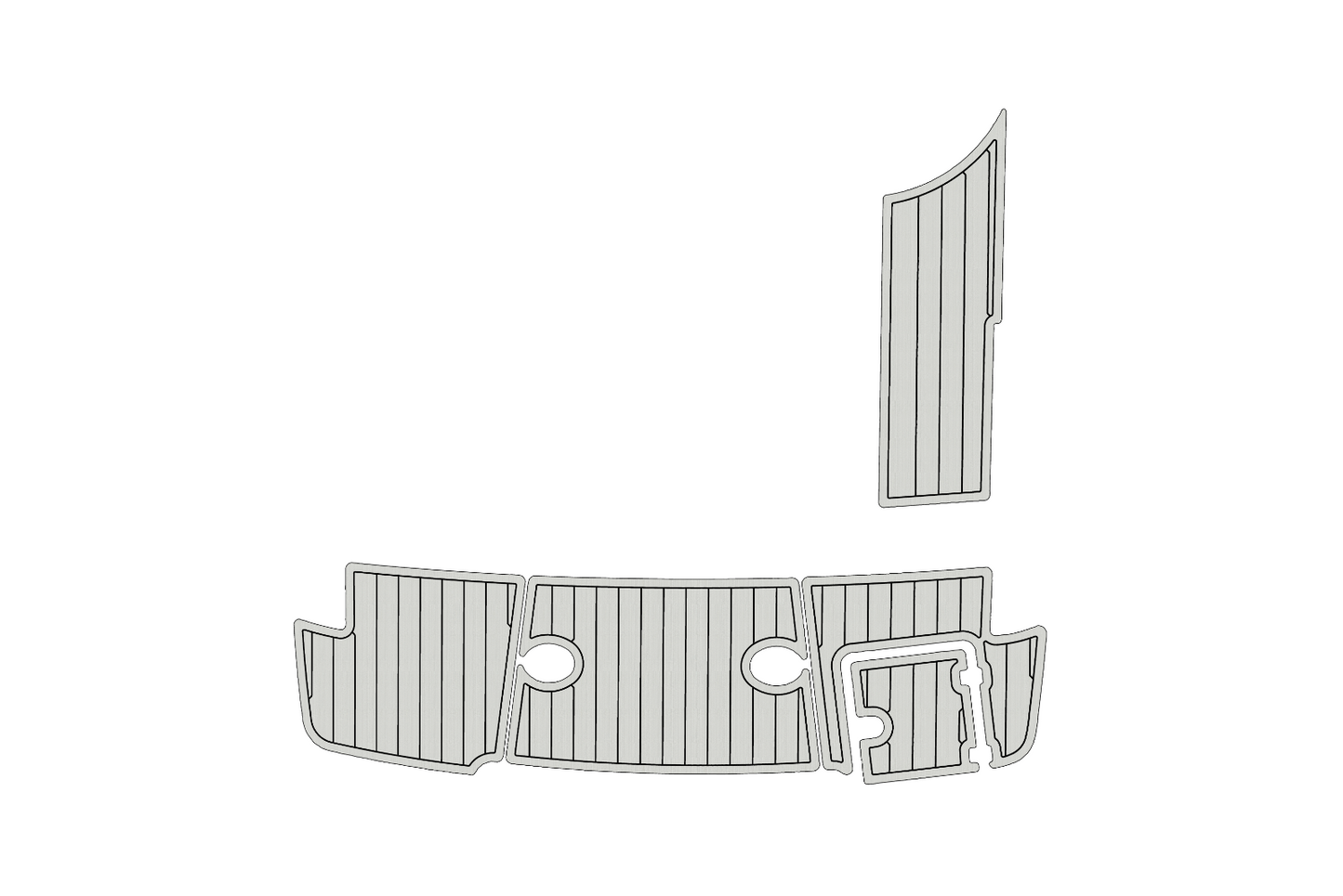 2019 CHAPARRAL 247 SSX Swim platform 1/4"6mm EVA foam faux mat floor