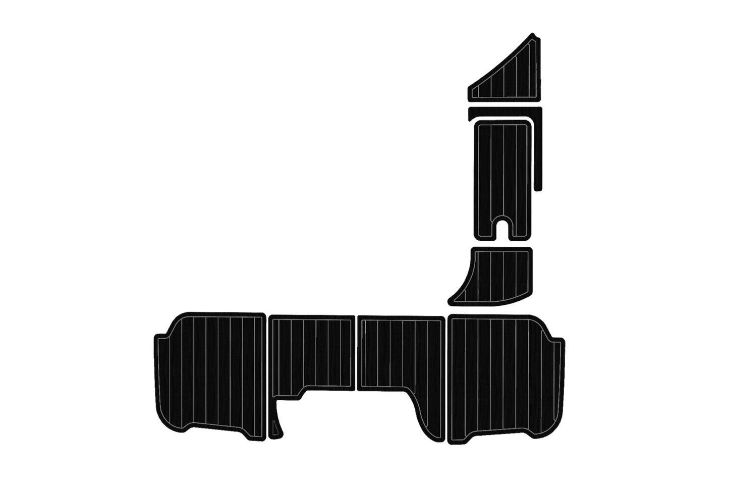 2017-2023 Sea Ray 270 SDX Outboard Swim platform 1/4"6mm EVA foam floor