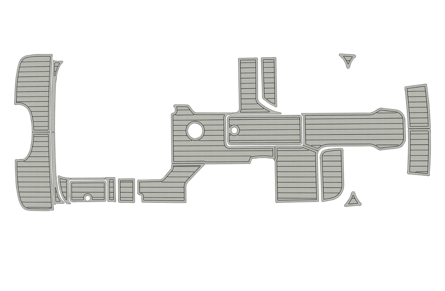2019-2023 bayliner vr6 Cockpit swim platform 1/4" 6mm EVA foam floor
