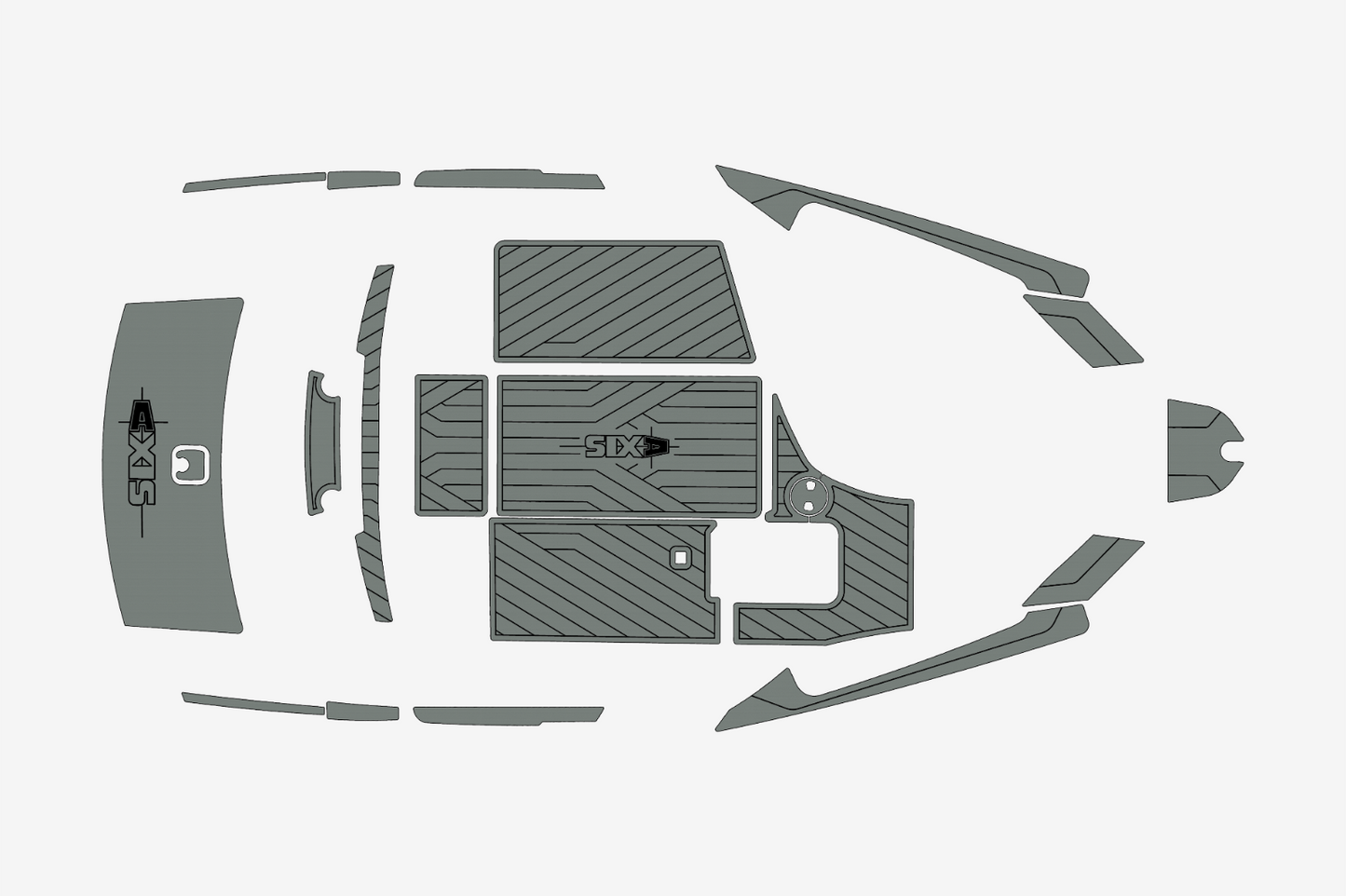 2009-2014 Axis A22 Marine teak deck EVA Foam Boat flooring