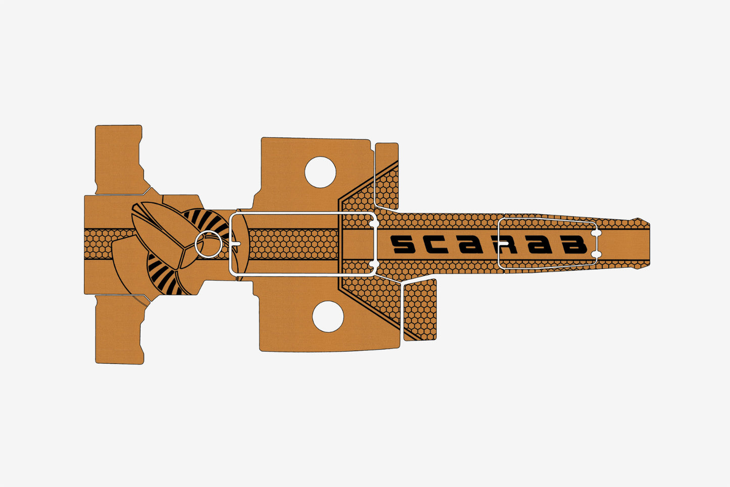 2016 scarab 255 1/4" 6mm EVA Foam floor (Brown over black)