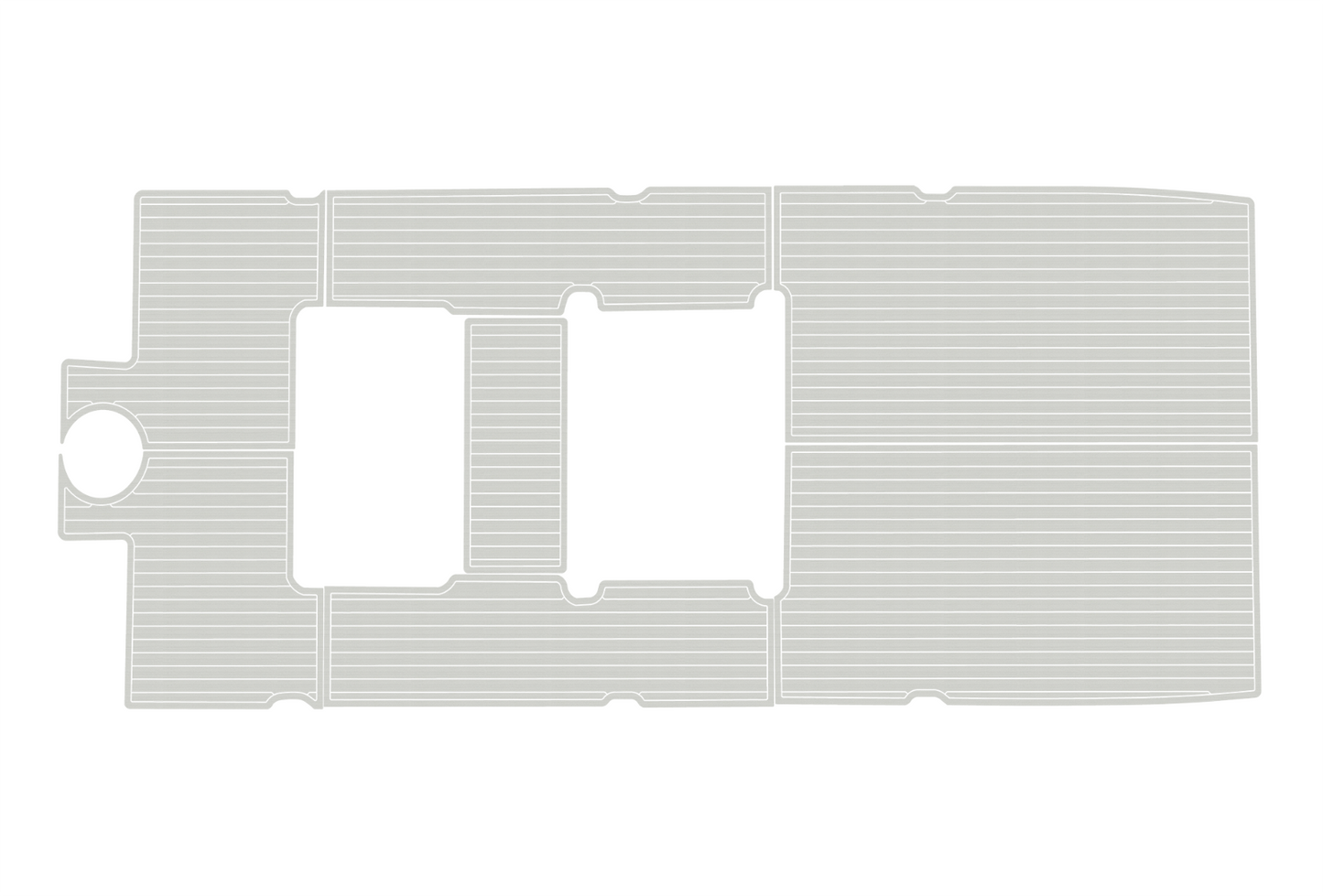 2016-2018 Carolina Skimmer 21 Cockpit 1/4"6mm EVA foam floor