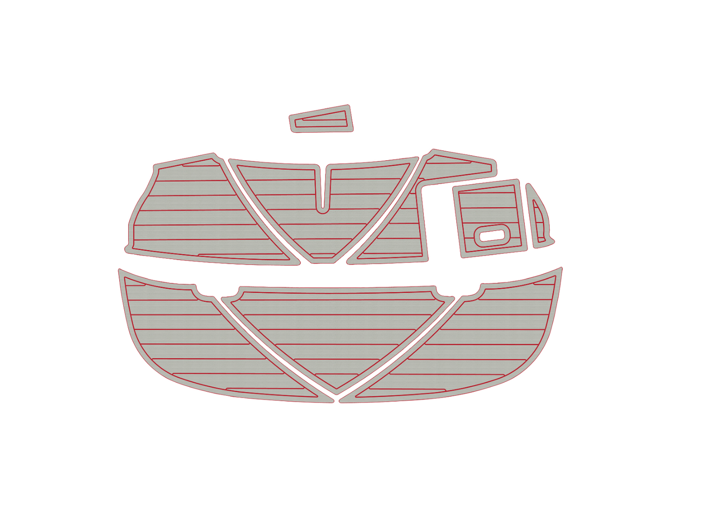 2003-2006 Bayliner 205 BR Swim platform 1/4"6mm EVA foam faux floor