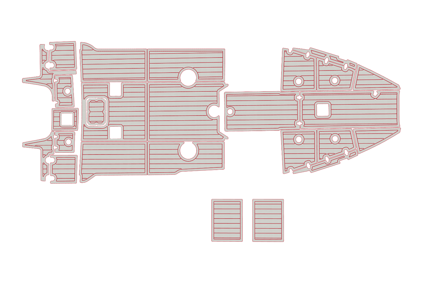 2017-2020 Larson FX Cockpit Swim platform 1/4"6mm EVA foam floor