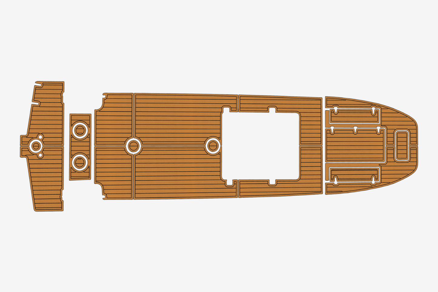 Mako 26 Cockpit Swim platform 1/4"6mm EVA Foam floor