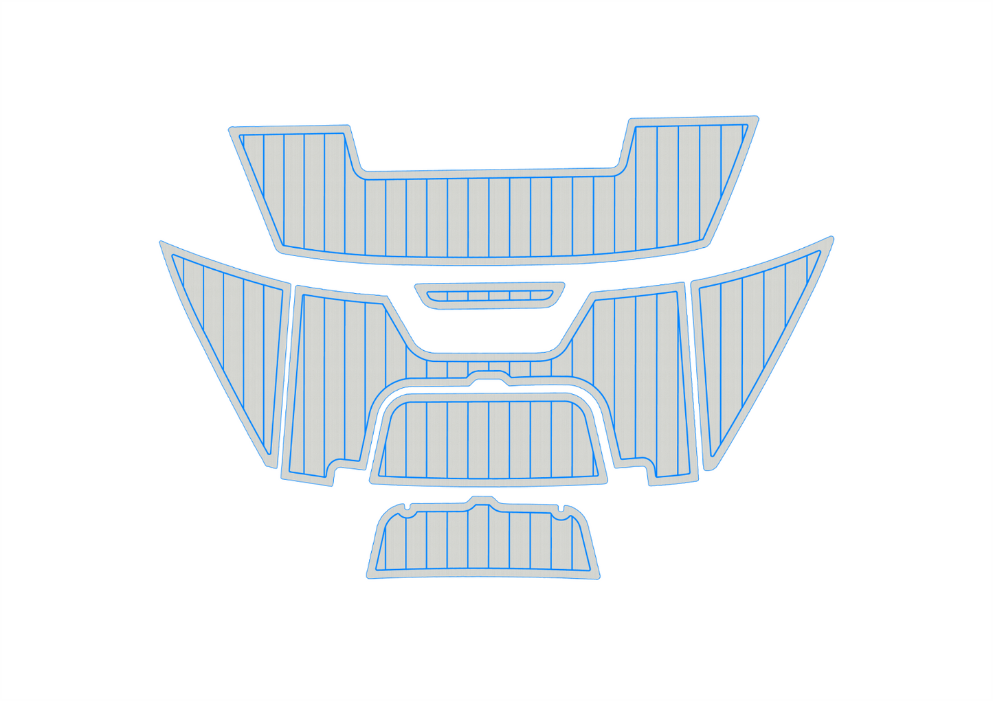 2018-2022 Cobalt CS22 Swim platform 1/4"6mm EVA foam faux marine floor