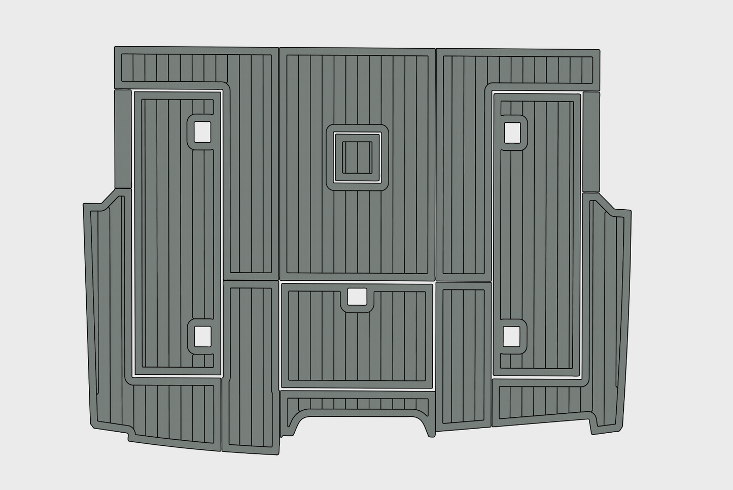 1998-2002 Cabo 35 Express Cockpit 1/4"6mm EVA Foam carpet marine faux mat floor