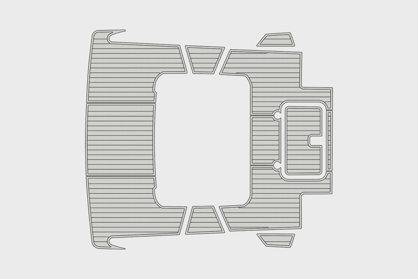 2020-2021 Tiara 39 Coupe Cockpit Swim platform 1/4"6mm EVA Foam faux mat floor