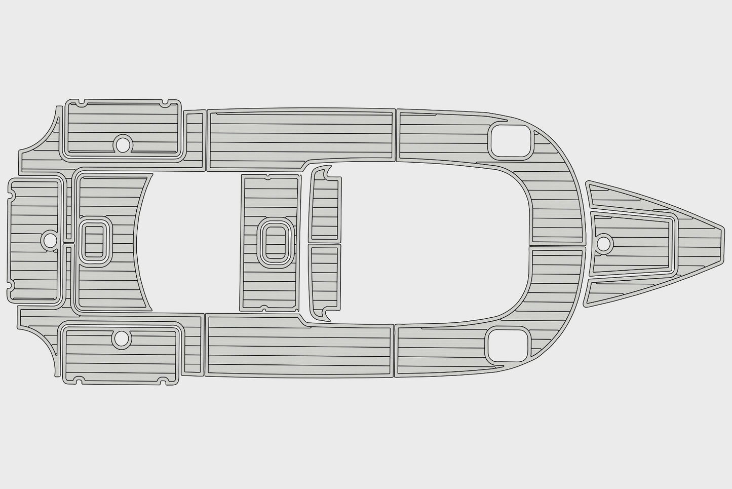 2014-2017 Scout 275 LXF Cockpit 1/4"6mm EVA Foam faux mat floor