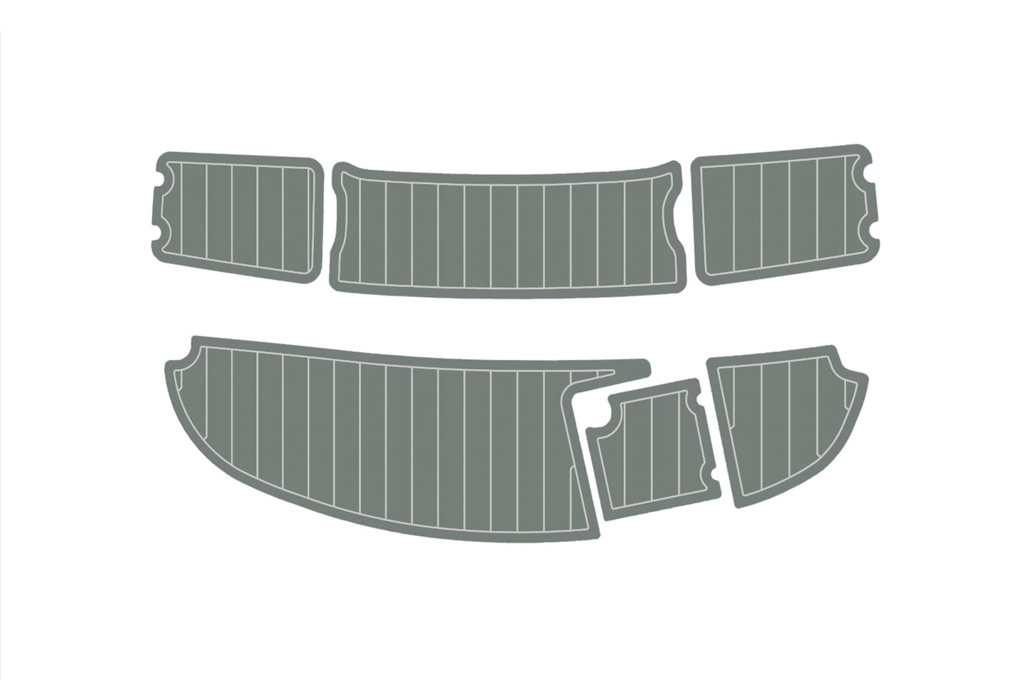 2003 CHAPRRAL 210 SS Swim platform 1/4"6mm EVA foam faux mat floor