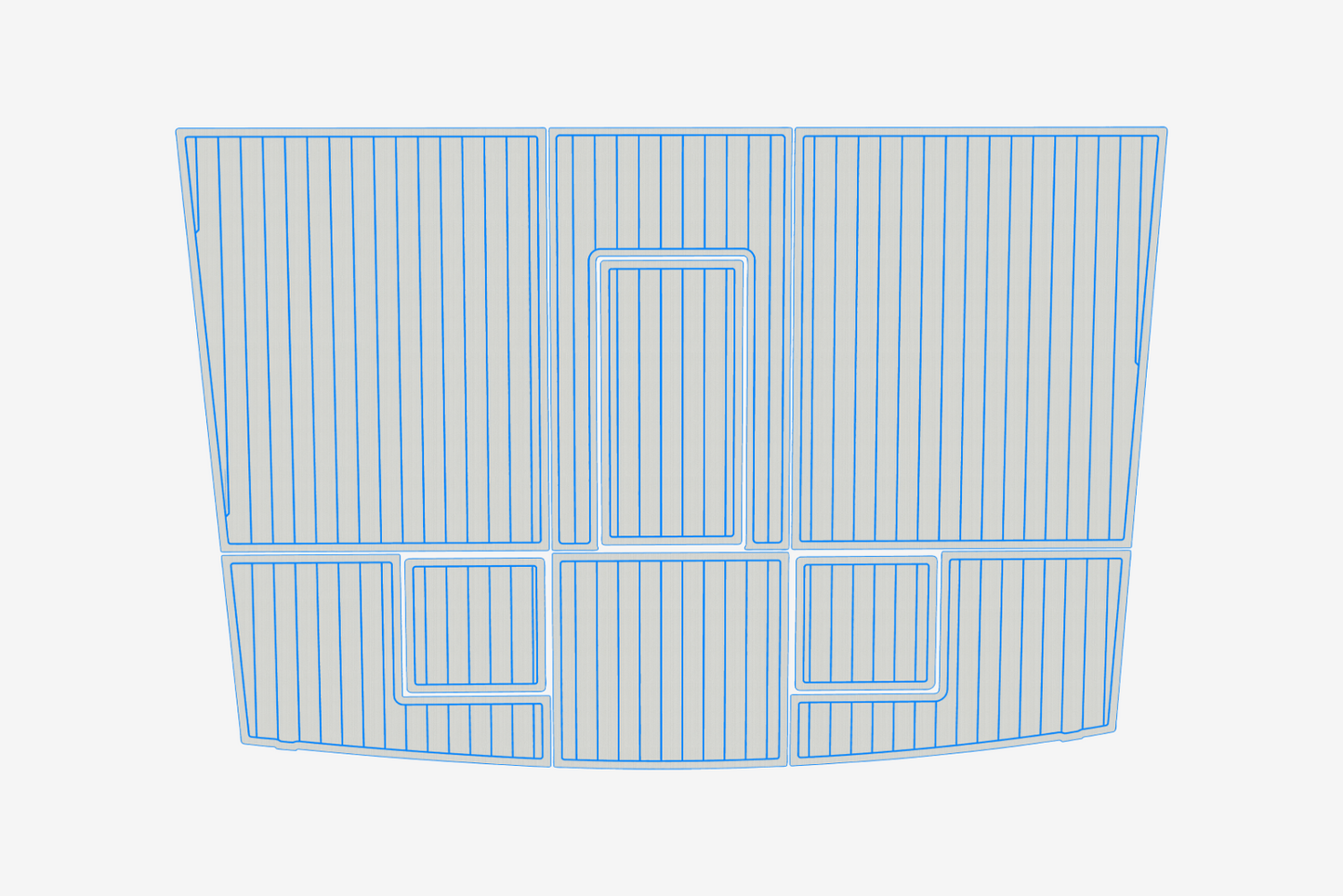 Egg Harbor 33 Swim platform 1/4"6mm EVA Foam carpet marine floor