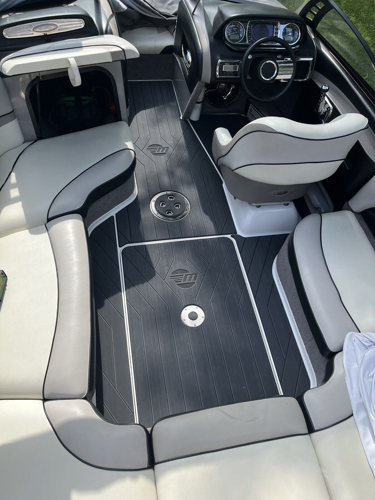 2010-2014 malibu 21 vlx cockpit swimming platform 6mm EVA Faux Teak FLOOR