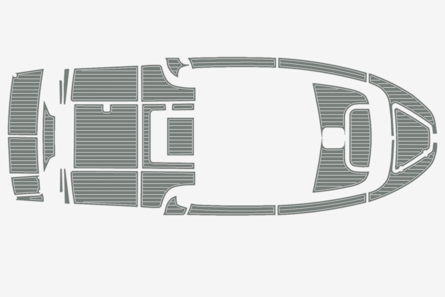 1999 Beneteau Antares 710 Anti-slip mat Custom EVA teak marine deck flooring