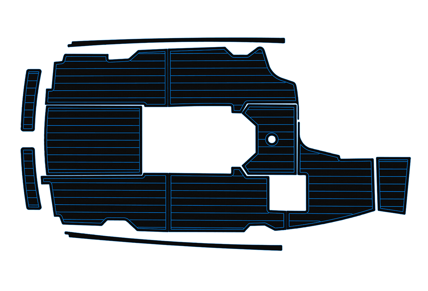 1994 Mastercraft Prostar Marine teak deck EVA Foam Boat flooring