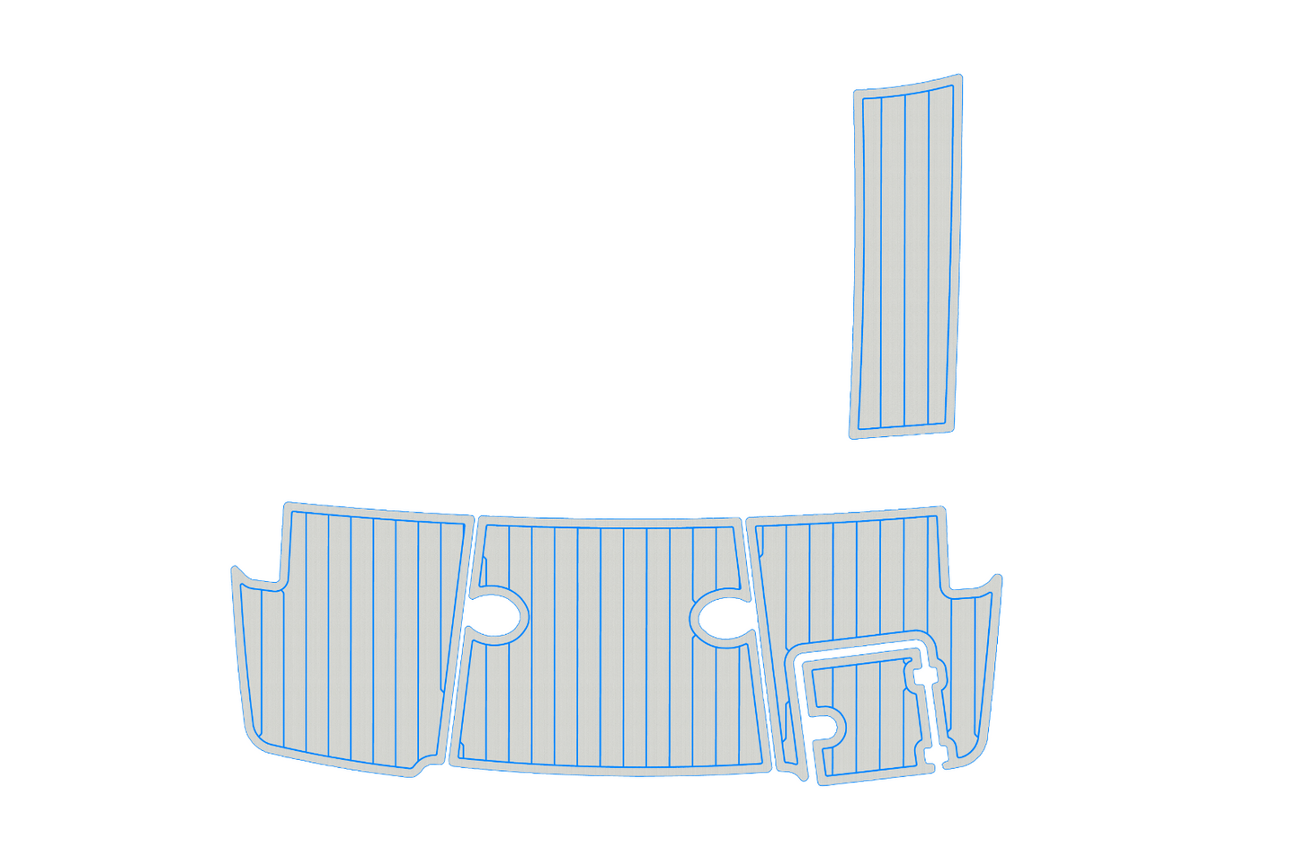 2019 CHAPARRAL 267 SSX Swim platform 1/4"6mm EVA foam faux mat floor