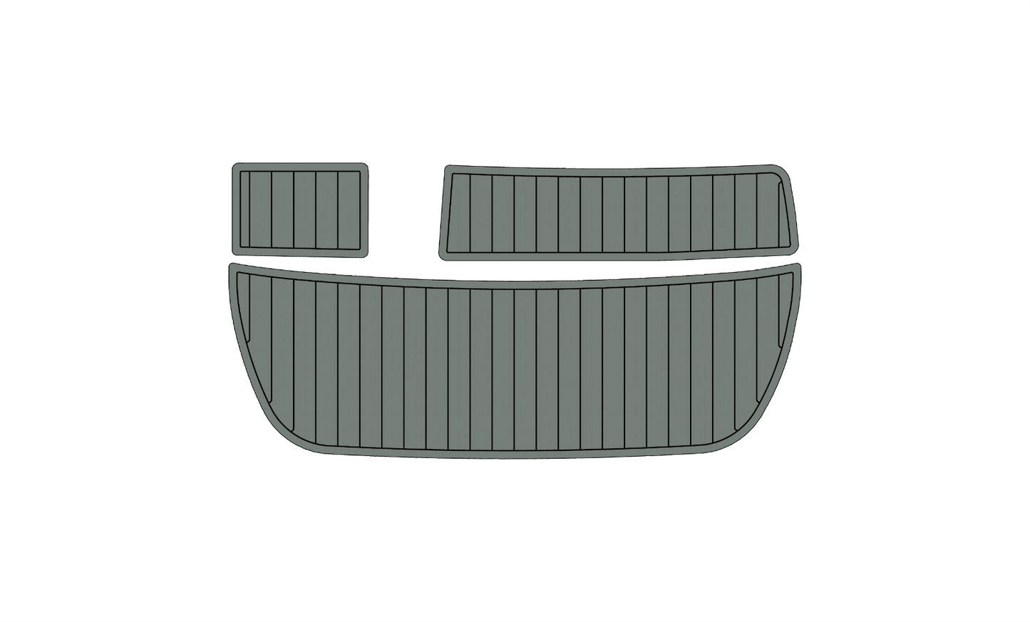 1994-2006 CROWNLINE 266 br Cockpit Swim platform 1/4"6mm EVA foam faux floor