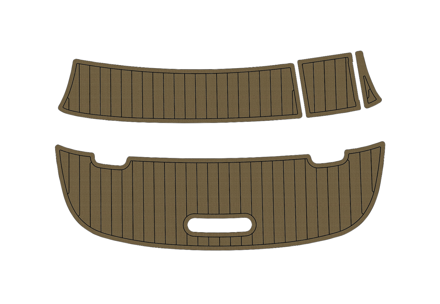 2003-2013 Bayliner 195 BR SP Swim platform 1/4" 6mm EVA faux teak Floor