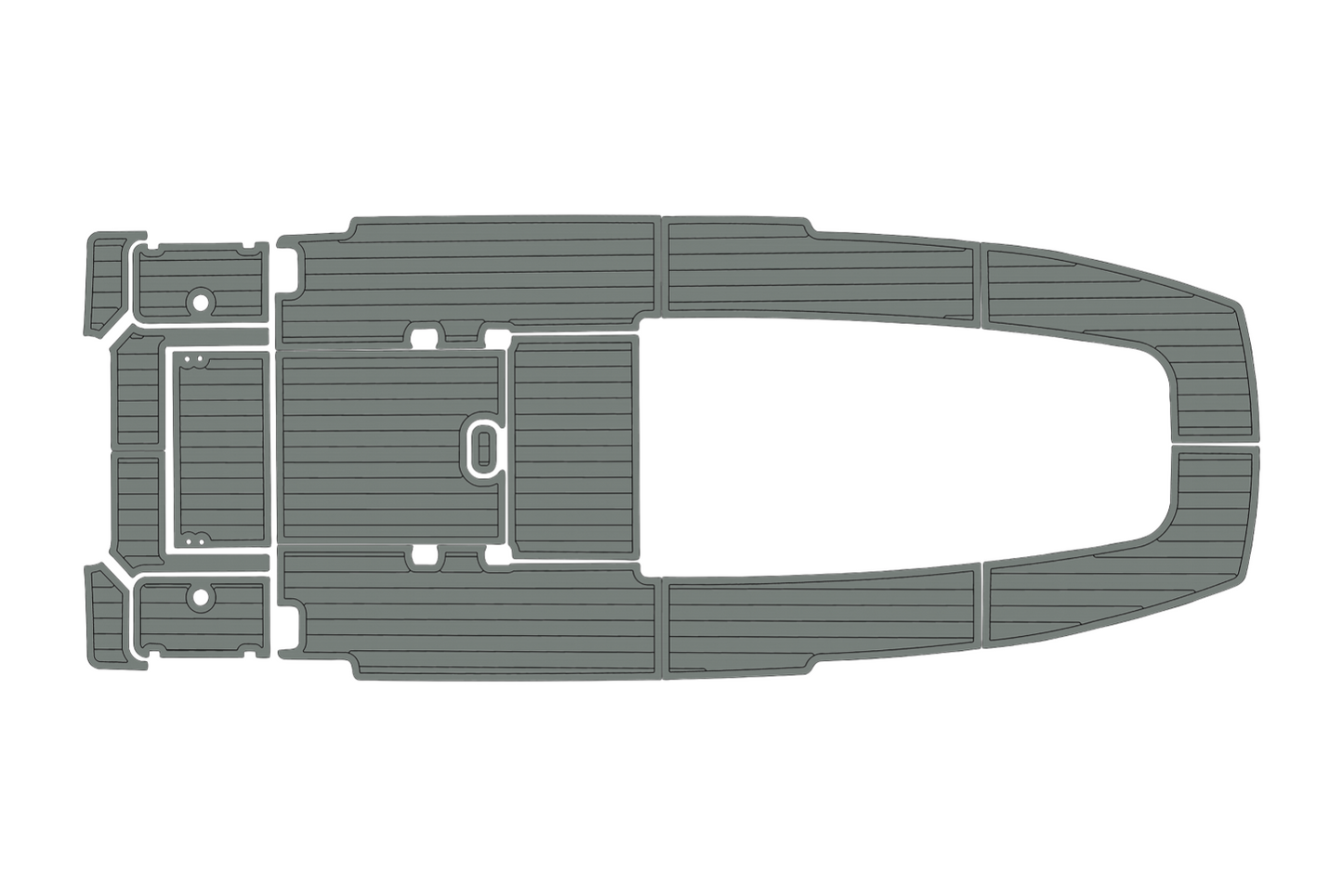 2022-2024 Sportsman 247OE Cockpit Swim platform 1/4"6mm EVA Faux foam Mat floor