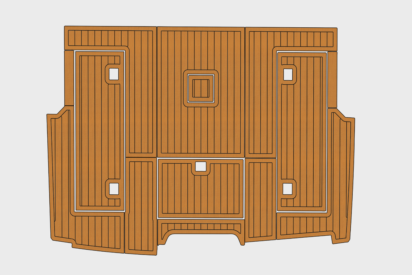 1998-2002 Cabo 35 Express Cockpit 1/4"6mm EVA Foam carpet marine faux mat floor
