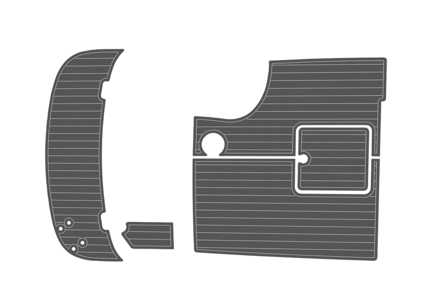 2010 Bayliner 802 Anti-slip mat Custom EVA marine deck flooring