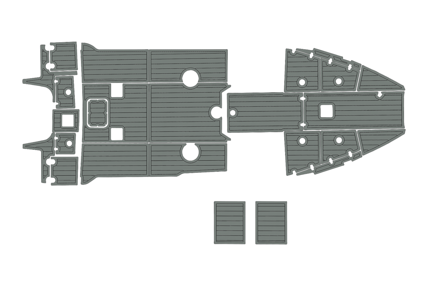2017-2020 Larson FX Cockpit Swim platform 1/4"6mm EVA foam floor