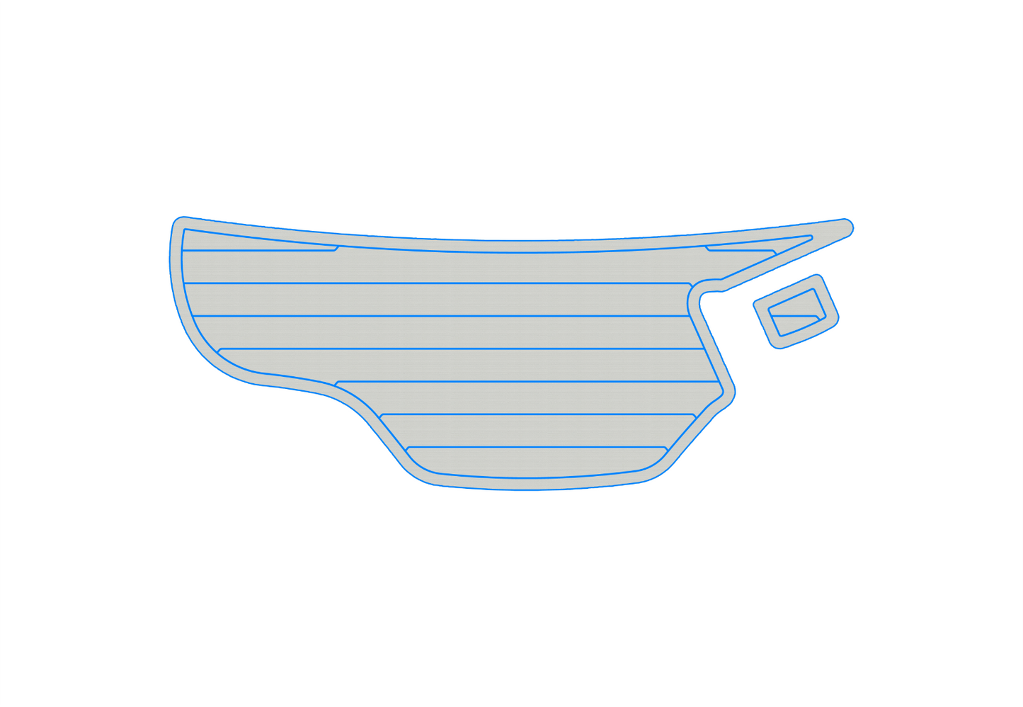 2004-2015 Tahoe Q4 Swim platform 1/4"6mm EVA foam faux MAT floor