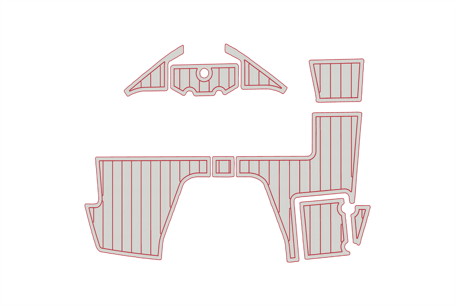 2019-2023 Monterey M225 bow Swim platform 1/4"6mm EVA Foam floor