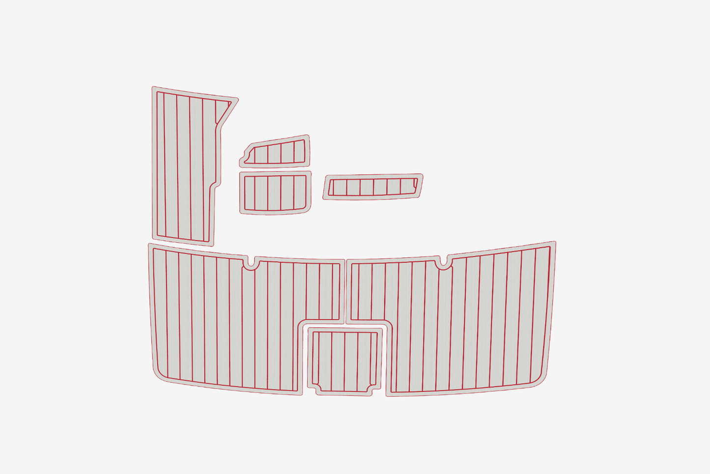 2008 Formula SS 280 Swim platform 1/4"6mm EVA Foam carpet marine floor
