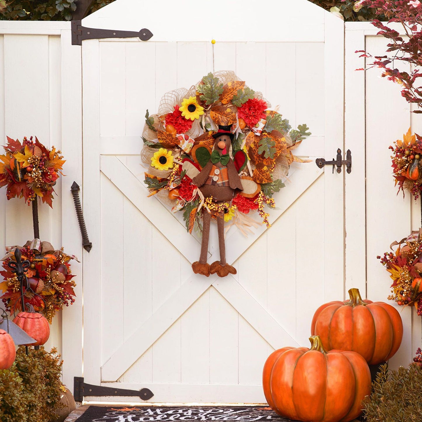 Thanksgiving Decor Luminous Wreath