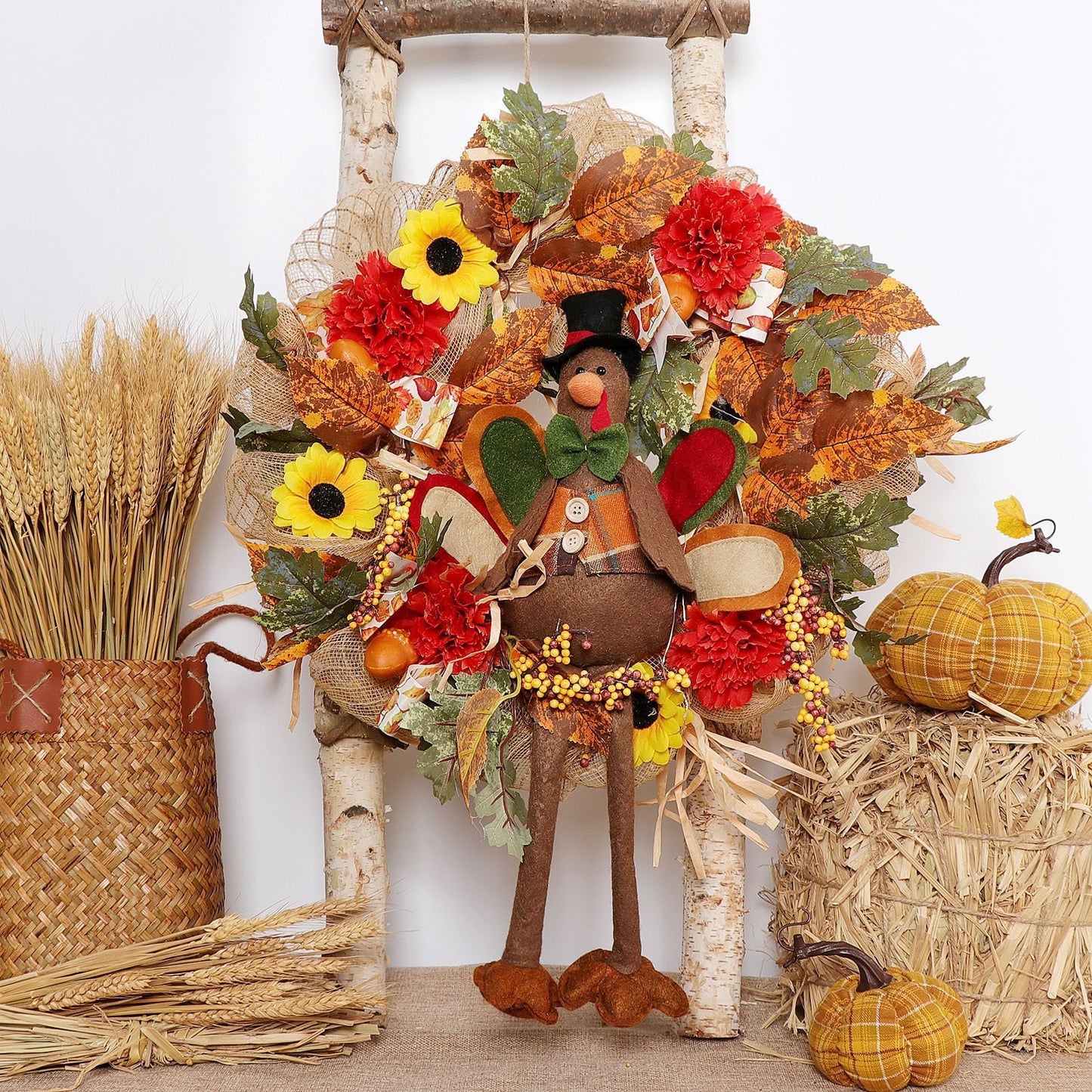 Thanksgiving Decor Luminous Wreath