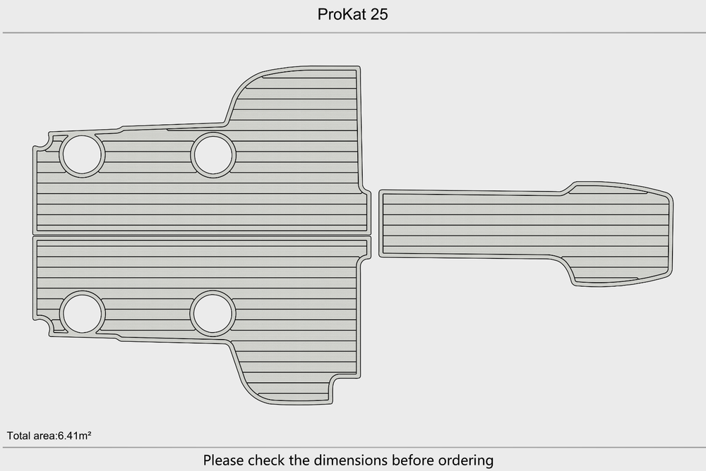 ProKat 25 Cockpit 1/4"6mm EVA Foam floor