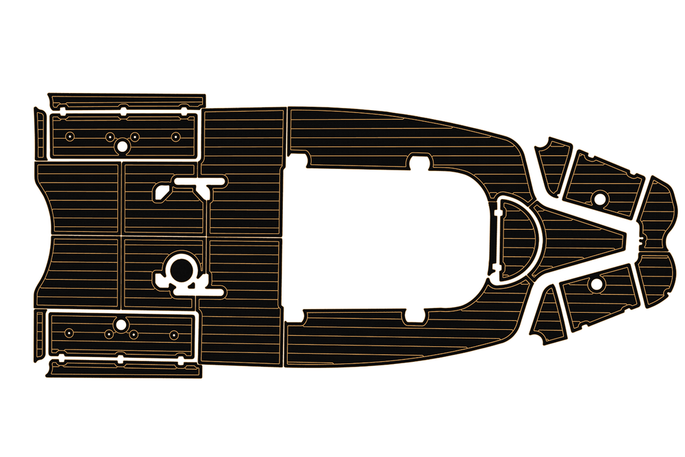 2007-2014 Sea Fox 256 CC Marine teak deck seadek EVA Foam Boat flooring