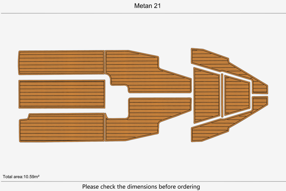 Metan 21 Cockpit 1/4"6mm EVA Foam faux mat floor