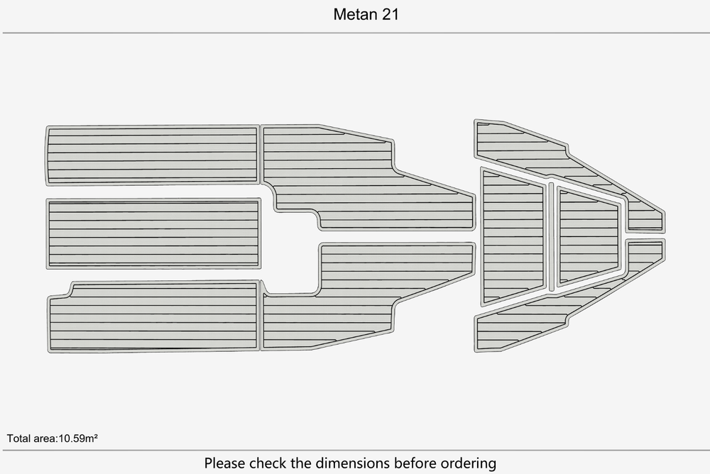 Metan 21 Cockpit 1/4"6mm EVA Foam faux mat floor