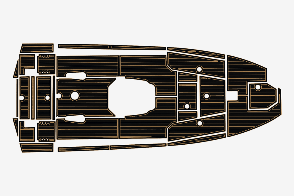 2020-2023 Avid 21 FS Cockpit Pads 1/4" 6mm EVA Teak deck floor