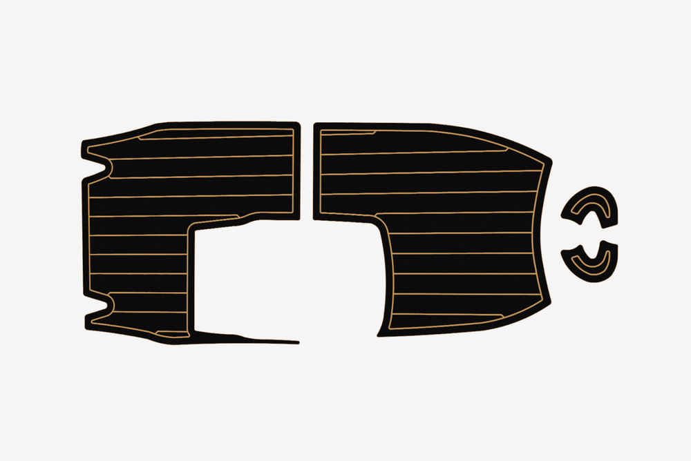 2007-2009 AB Inflatable 14 cockpit Pads 1/4" 6mm EVA Teak deck floor