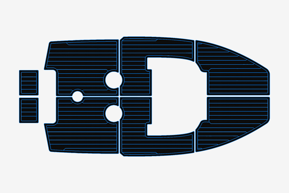Dubhe Arena 500 Open Marine teak deck EVA Foam Boat flooring