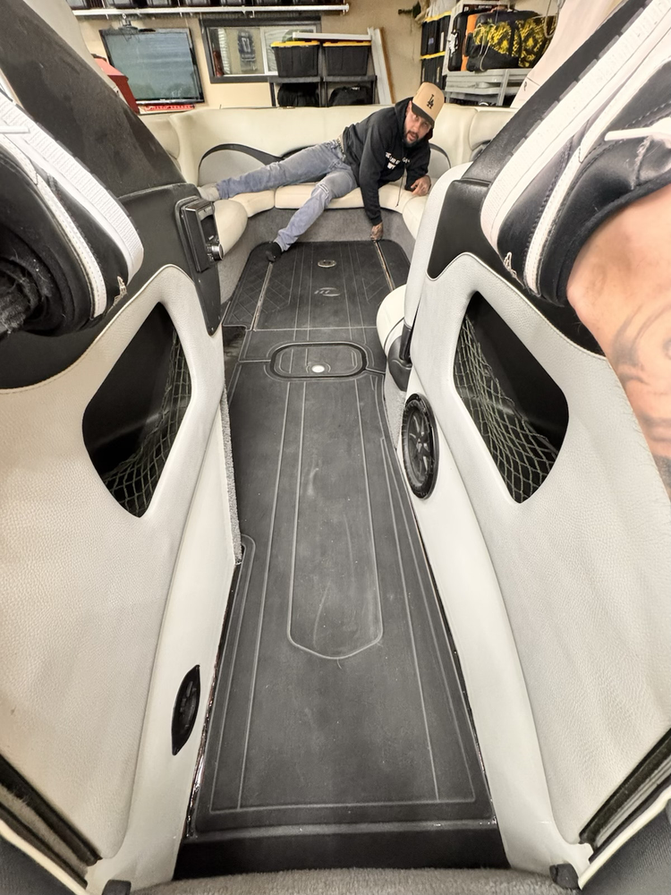 2008 MALIBU 23 LSV Cockpit Swim platform bow 1/4"6mm EVA foam faux mat floor